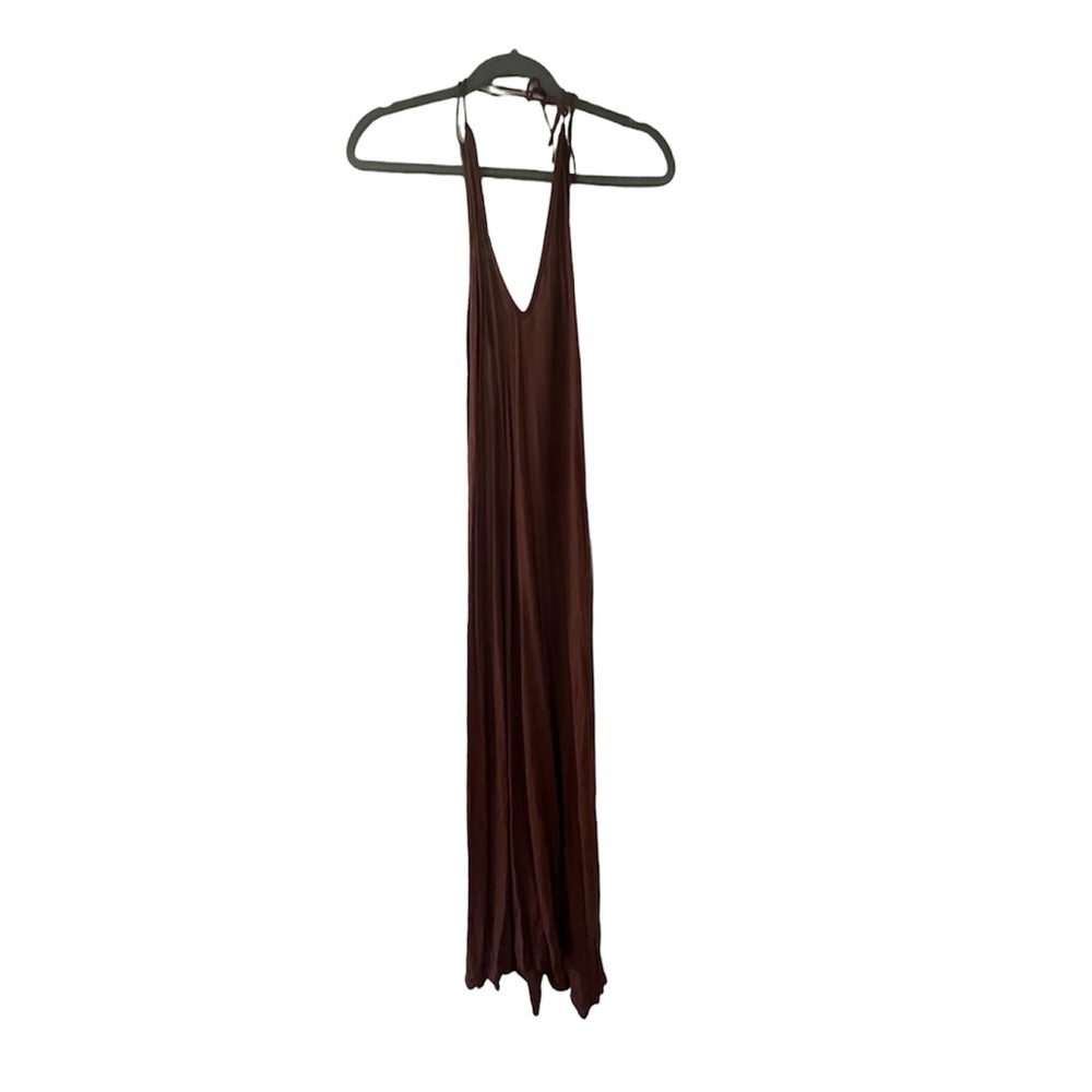 Acacia SWIM Maxi Dress Cover Up Sumba Brown Long Dress
